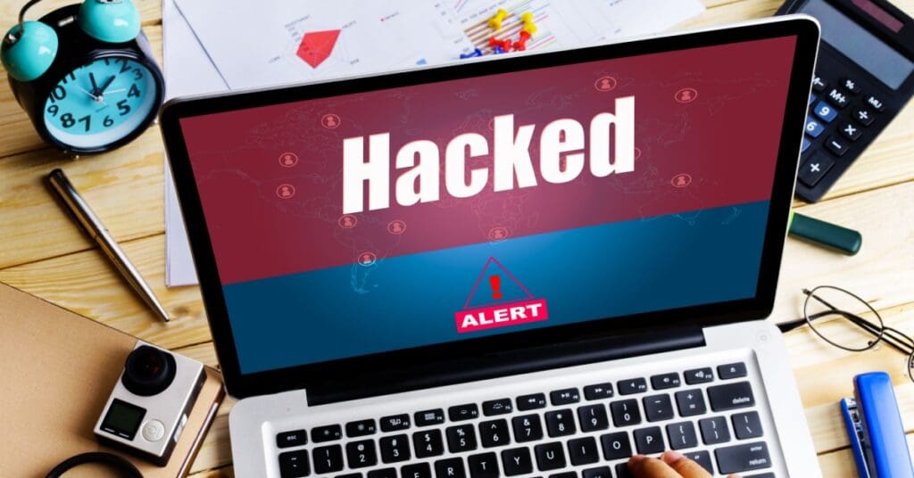 The Key Components To Build A Strong Security Architecture 1 computer with words, hacked. Concept of Key Components to Build a Strong Security Architecture