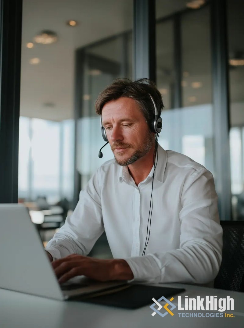 IT Helpdesk team swiftly resolving technical issues to ensure seamless business operations.